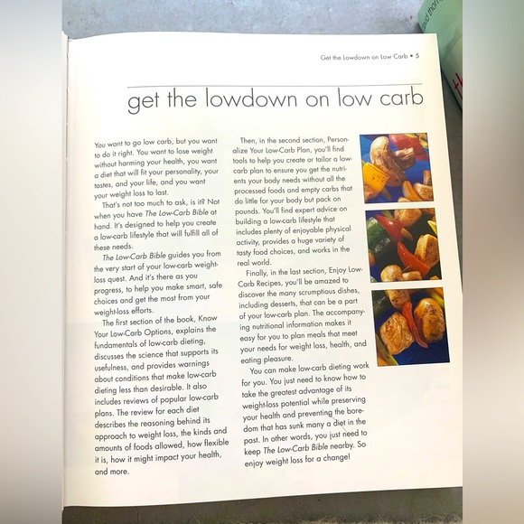 The Low Carb Bible Guide to a Low Carb Lifestyle & Cookbook - Picture 5 of 7